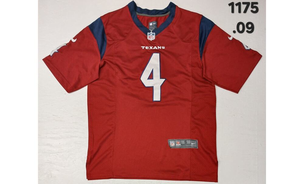 Nike (Small) #4 Deshaun Watson NFL Houston Texan Game Jersey